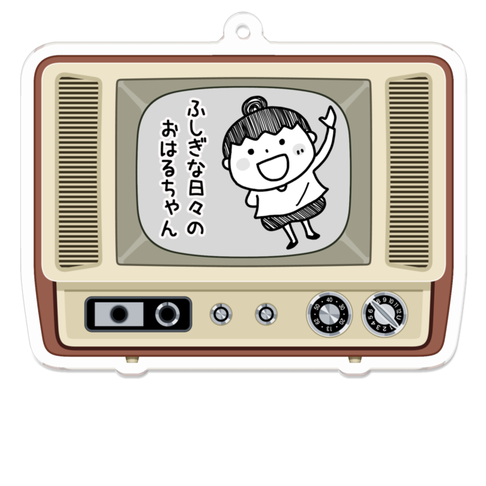 アクリルキーホルダー(コーティング) - 70 x 70 (mm)