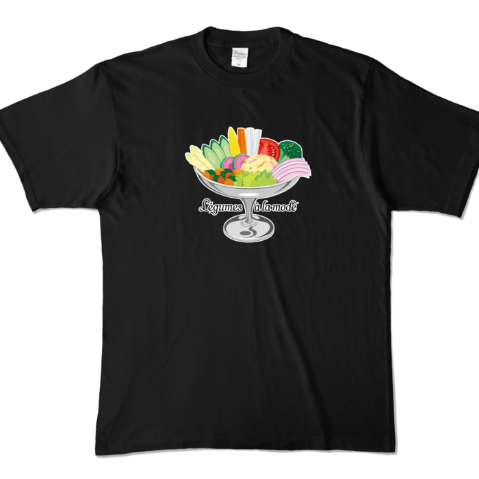 カラーTシャツ - XL - ブラック (濃色)