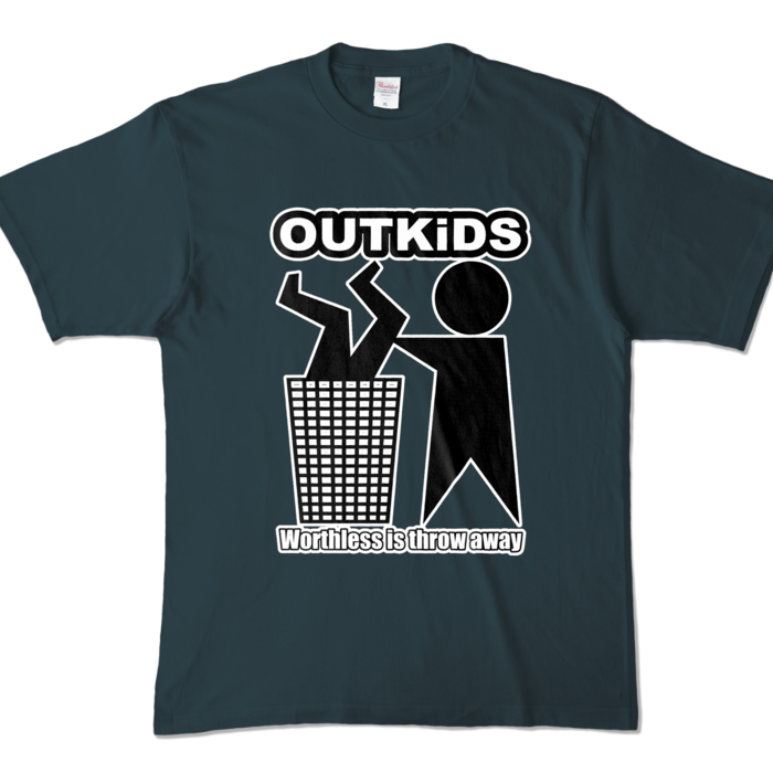 カラーTシャツ - XL - デニム (濃色)