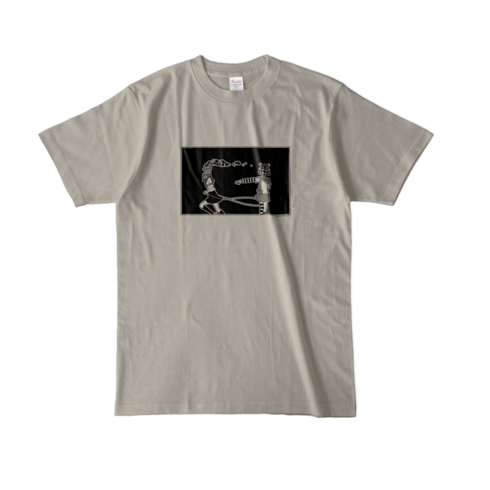 カラーTシャツ(淡色) - L - シルバーグレー