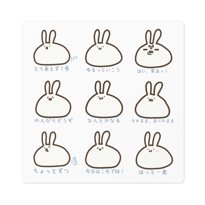 ステッカー - 100 x 100 (mm)