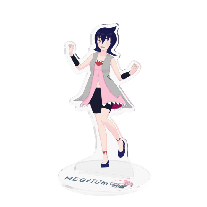 大歯メグ【サメドレス】 - 100x100mm