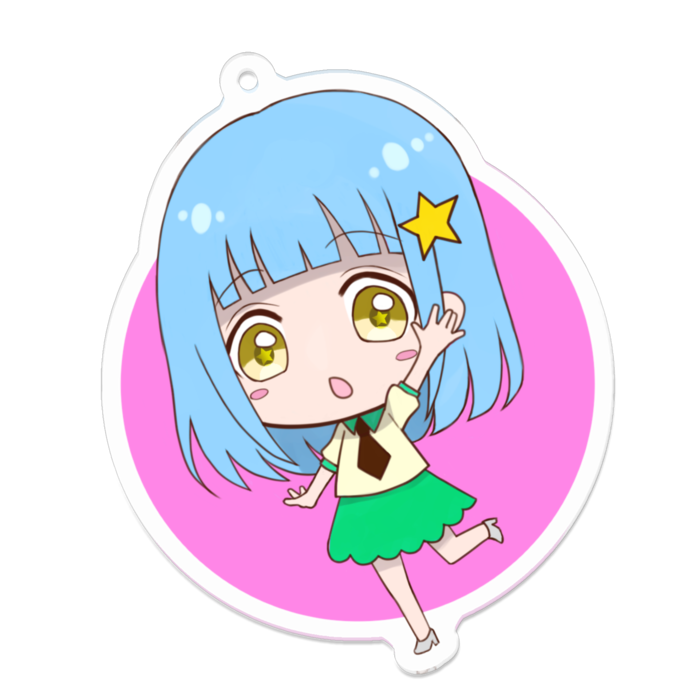 アクリルキーホルダー - 70 x 70 (mm)