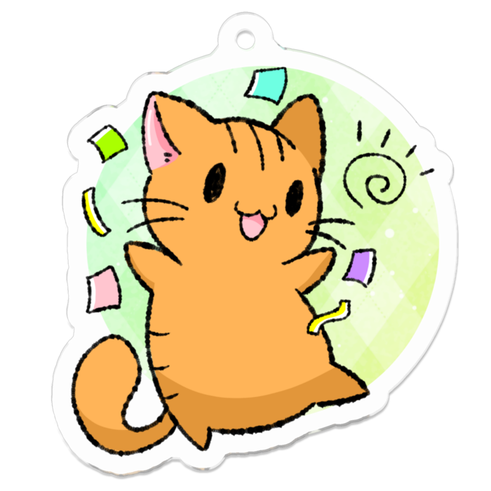 アクリルキーホルダー - 50 x 50 (mm)