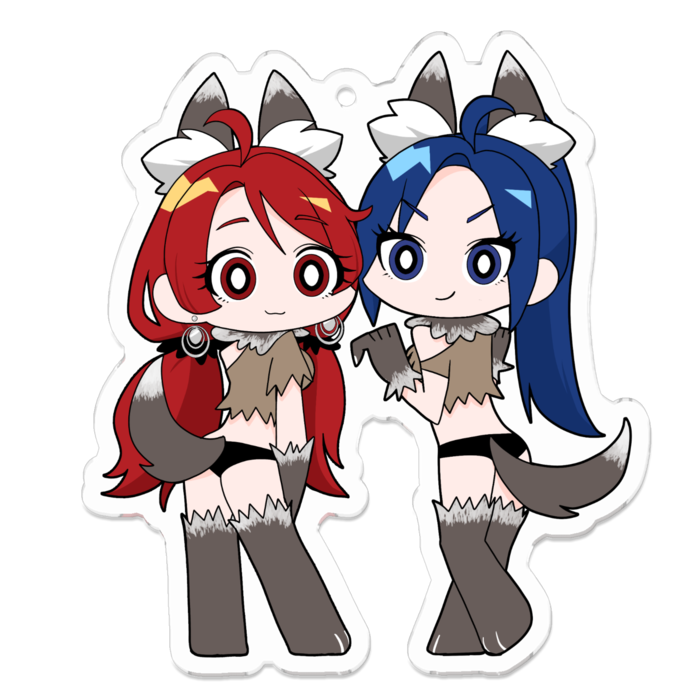 アクリルキーホルダー - 70 x 70 (mm)