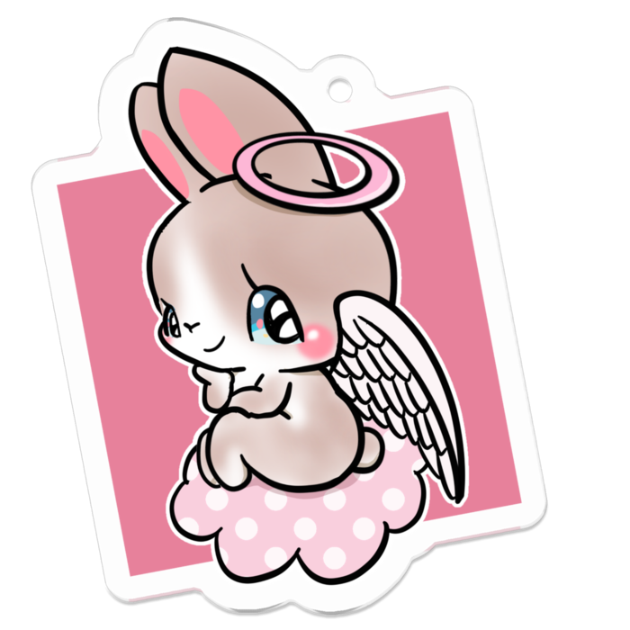 アクリルキーホルダー - 50 x 50 (mm)