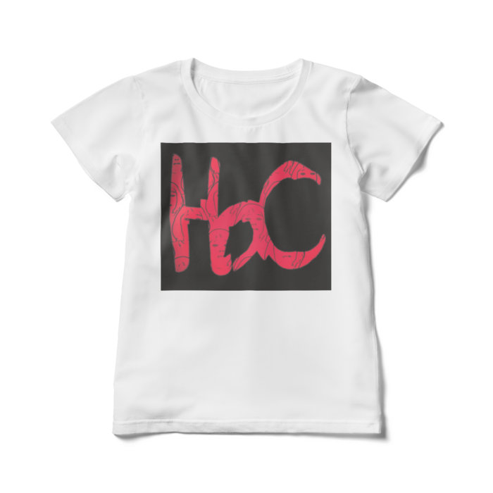 レディースTシャツ - L - ピンクロゴ