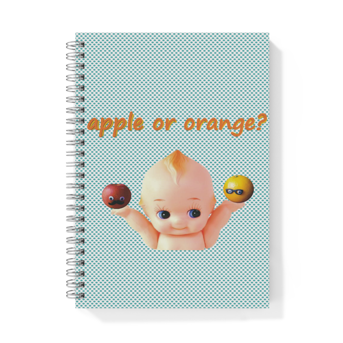 apple or orange? カラー:ターコイズ 水玉