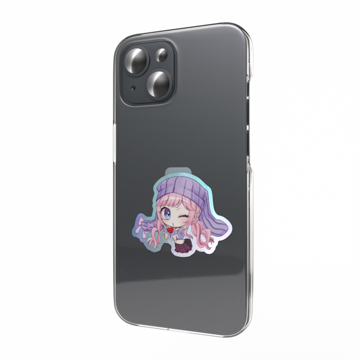 オーロラスマホステッカー - 縦