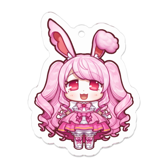 アクリルキーホルダー - 50 x 50 (mm)