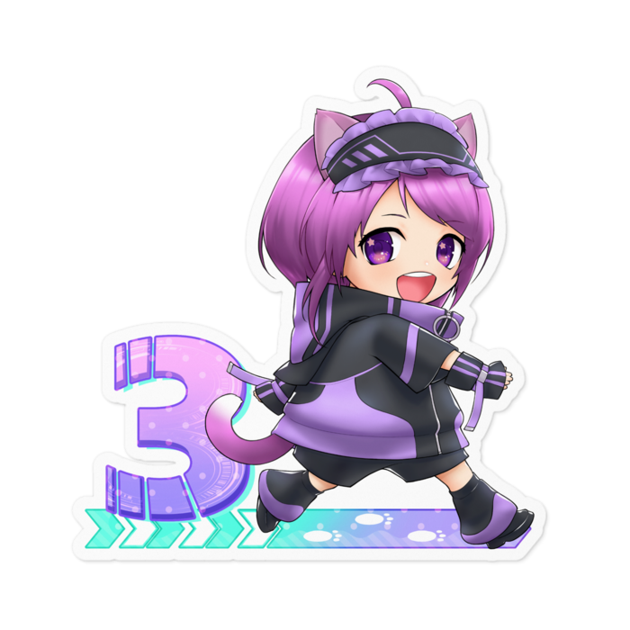 ステッカー - 100 x 100 (mm)