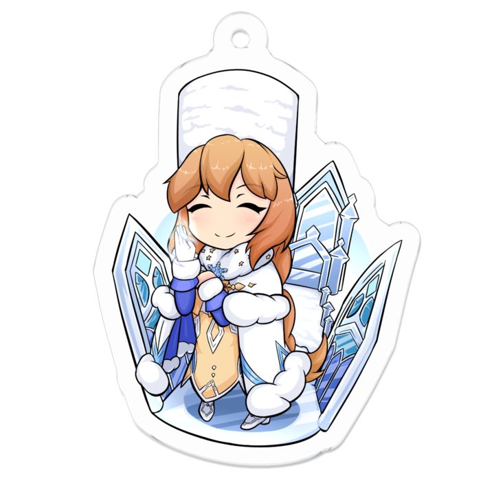 アクリルキーホルダー - 50 x 50 (mm)