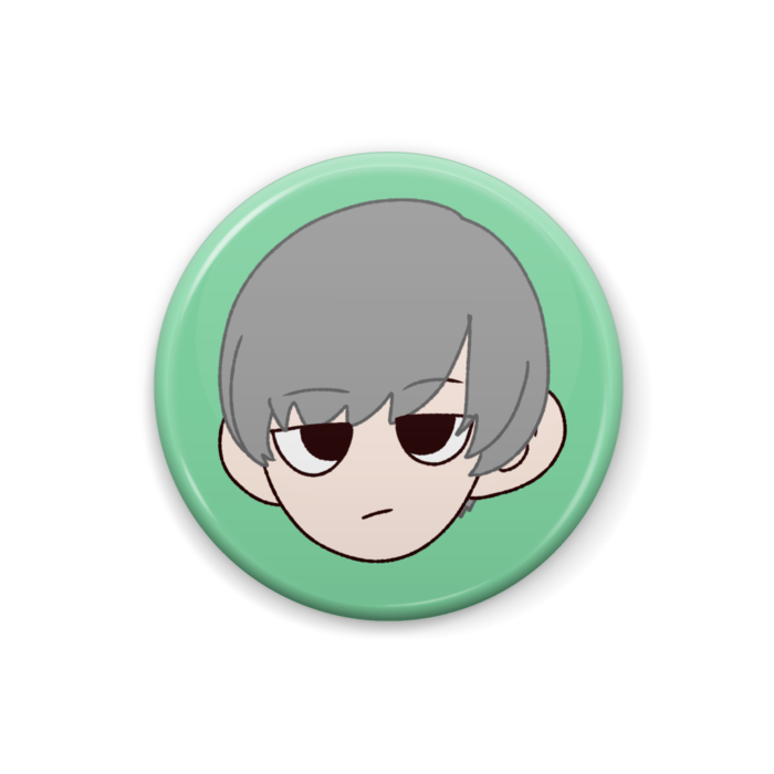 缶バッジ - 25mm 緑