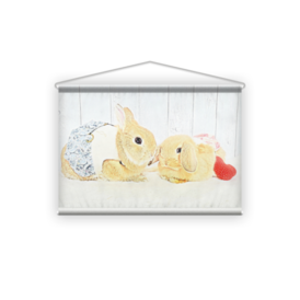 うさぎ タペストリー Peach Pine Booth