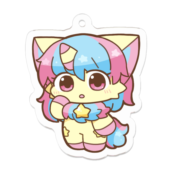 アクリルキーホルダー - 50 x 50 (mm)
