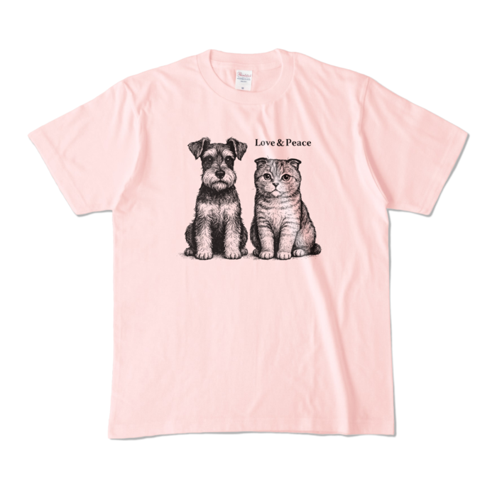 カラーTシャツ - M - ライトピンク (淡色)