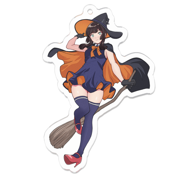 アクリルキーホルダー(コーティング) - 70 x 70 (mm)