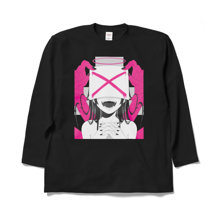 ロングスリーブTシャツ - XL - ブラック