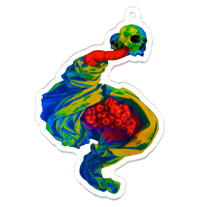 アクリルキーホルダー - 70 x 70 (mm)