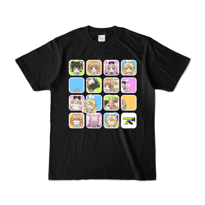 カラーTシャツ - S - ブラック (濃色)