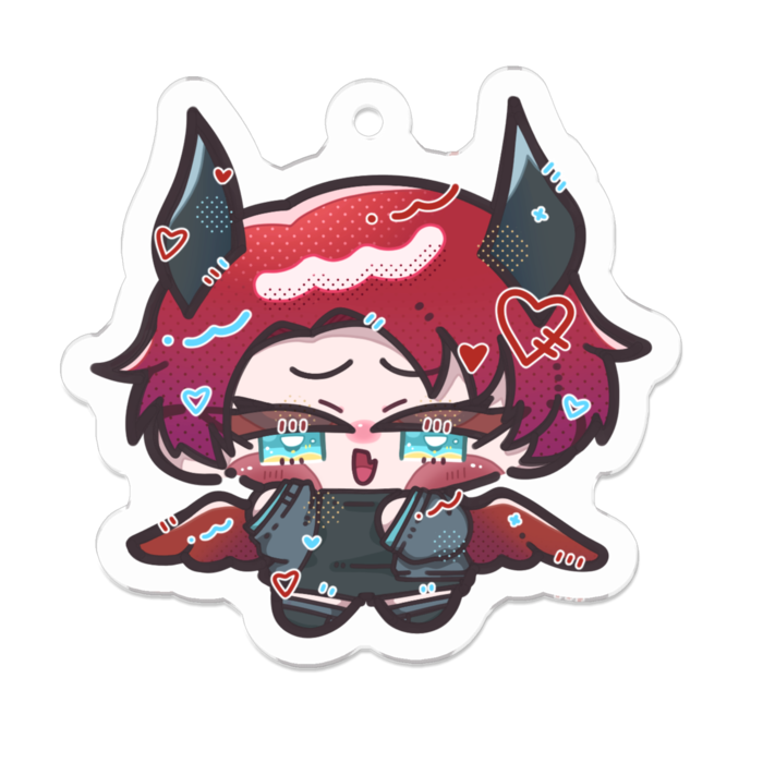 アクリルキーホルダー - 50 x 50 (mm)