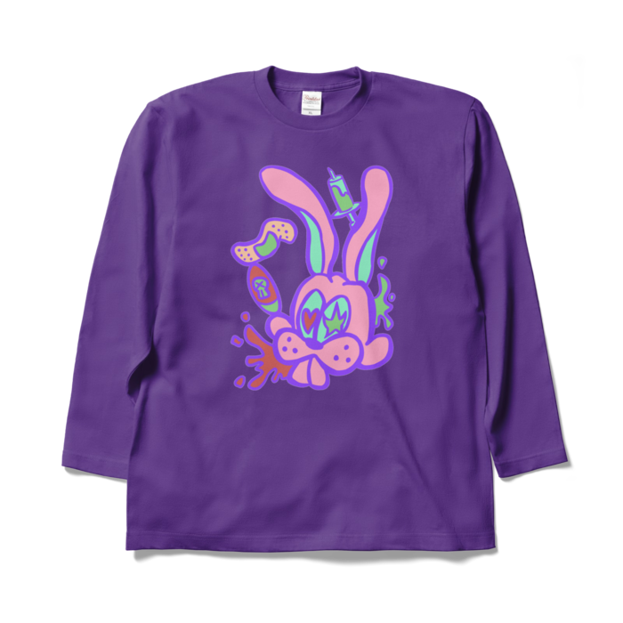 ロングスリーブTシャツ - XL - パープル