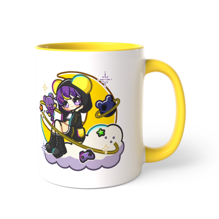 ツートンカラーマグカップ - 直径 8.2cm / 高さ 9.5cm