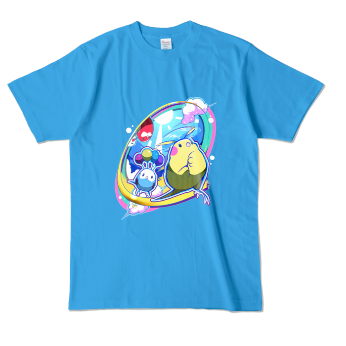 カラーTシャツ - L - ターコイズ (濃色)
