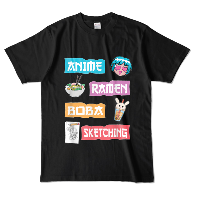 カラーTシャツ - L - ブラック (濃色)