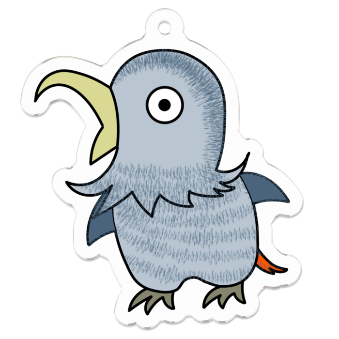 アクリルキーホルダー - 50 x 50 (mm)