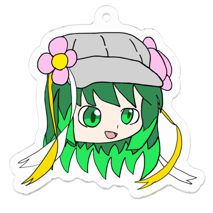 アクリルキーホルダー - 50 x 50 (mm)