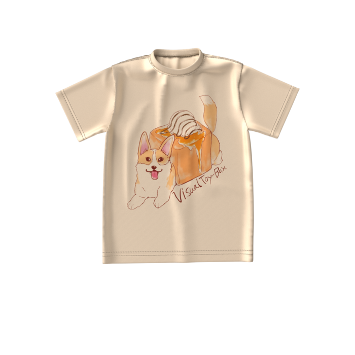 ビッグシルエットTシャツ - S - 両面