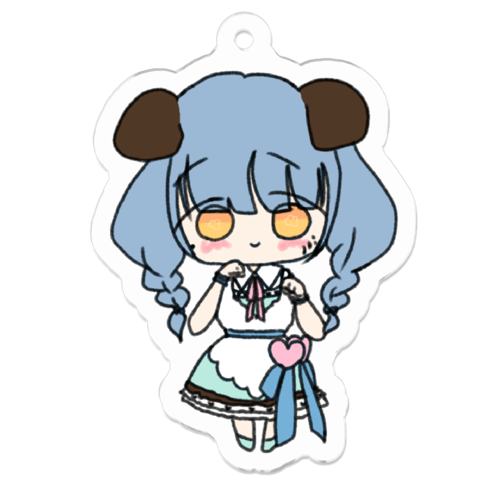 アクリルキーホルダー - 50 x 50 (mm)