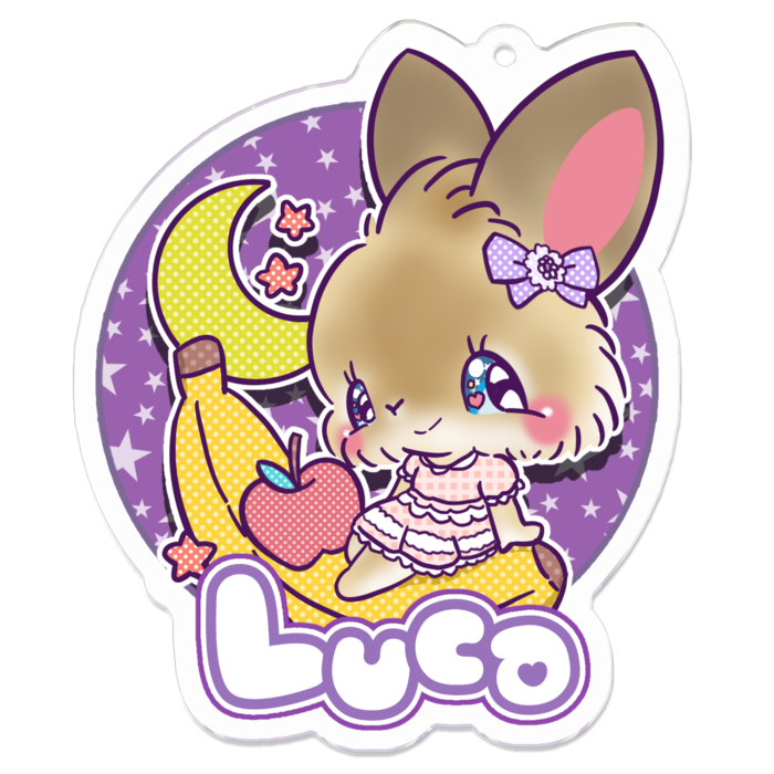 アクリルキーホルダー - 70 x 70 (mm)