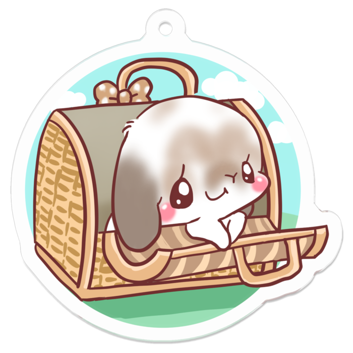 アクリルキーホルダー - 50 x 50 (mm)