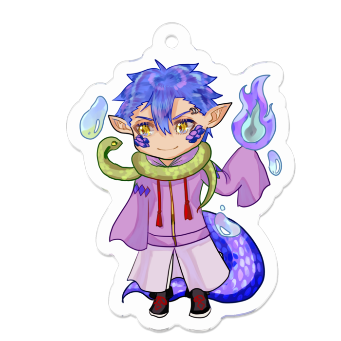 アクリルキーホルダー - 50 x 50 (mm)