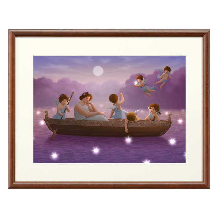 複製画(プリモアート) - A4 額縁・ブラウン