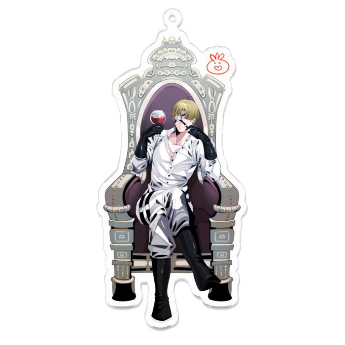 アクリルキーホルダー - 100 x 100 (mm)