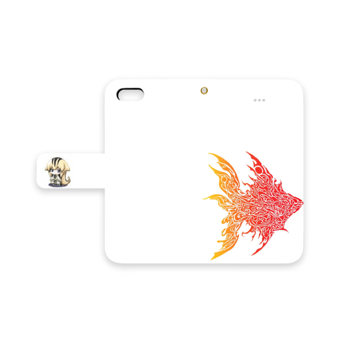 手帳型iPhoneケース - iPhone 5 / 5s / SE - ストラップ穴 あり