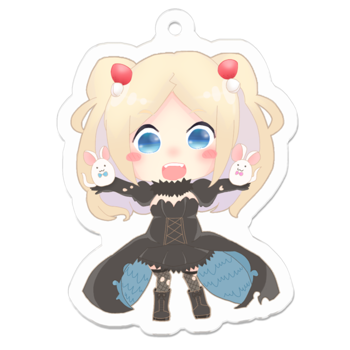 アクリルキーホルダー - 50 x 50 (mm)