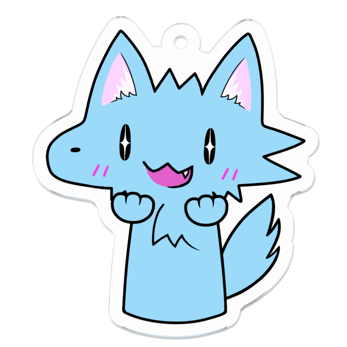 キラキラおおかみくん- 50 x 50 (mm)