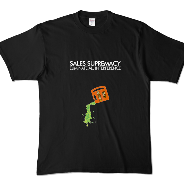 カラーTシャツ - XL - ブラック (濃色)