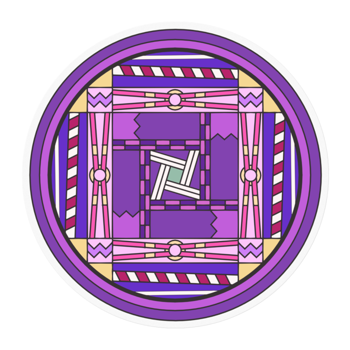 ステッカー - 100 x 100 (mm)