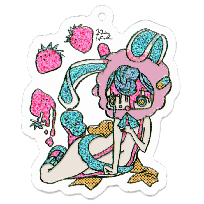 アクリルキーホルダー - 50 x 50 (mm)