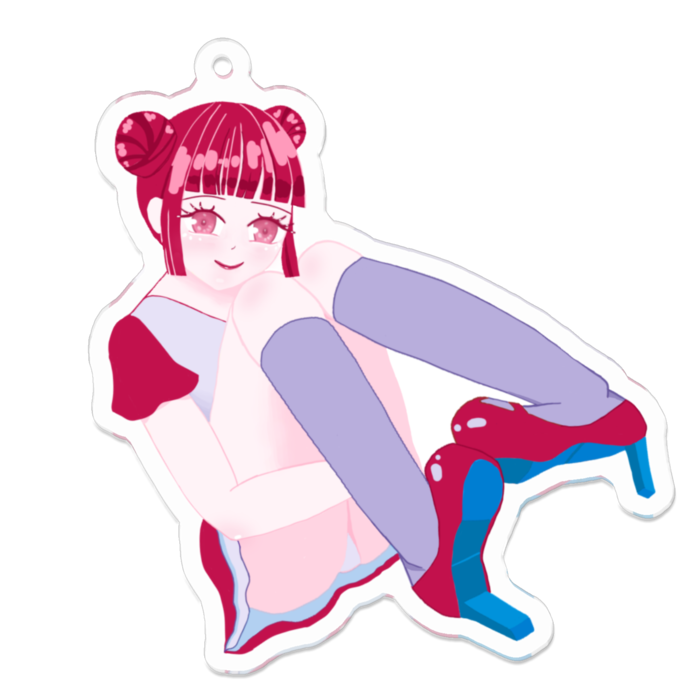 アクリルキーホルダー - 70 x 70 (mm)