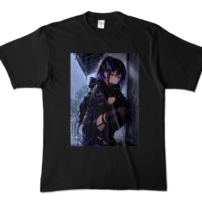 カラーTシャツ - XL - ブラック (濃色)