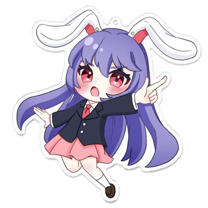 アクリルキーホルダー - 100 x 100 (mm)