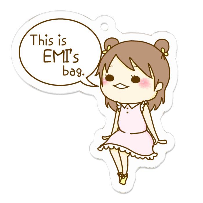 アクリルキーホルダー - 50 x 50 (mm)