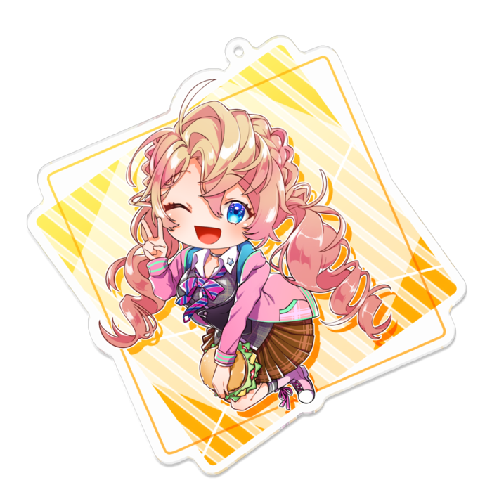 アクリルキーホルダー - 100 x 100 (mm)