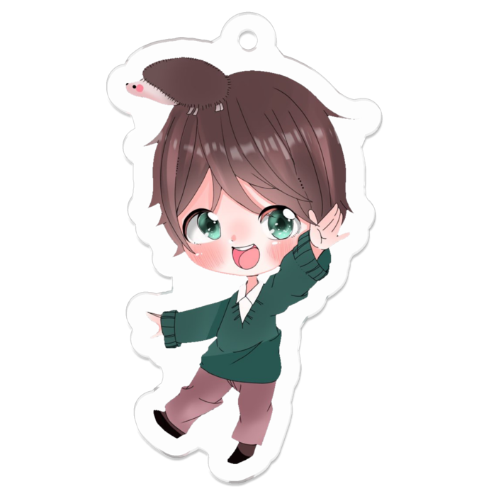 アクリルキーホルダー - 50 x 50 (mm)
